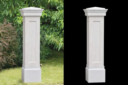 kolumna ogrodzeniowa, kolumna betonowa